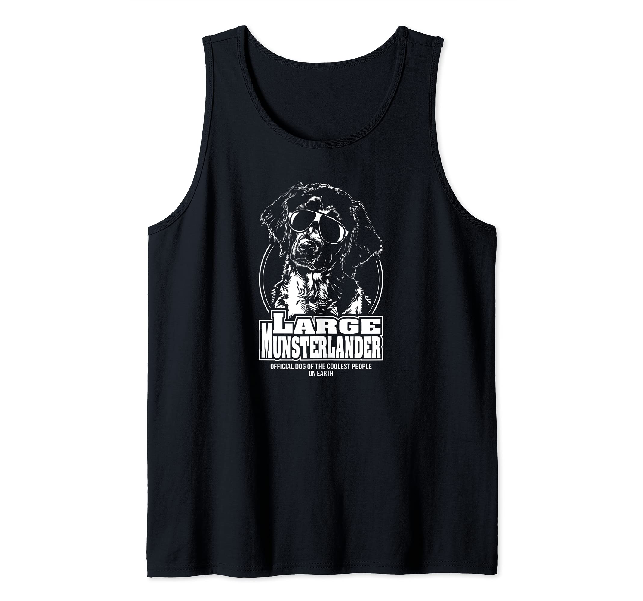 Funny Proud Large Munsterlander coolest people dog saying Tank Top