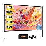 Outdoor-Projector-Screen-with-Stand - 120 inch