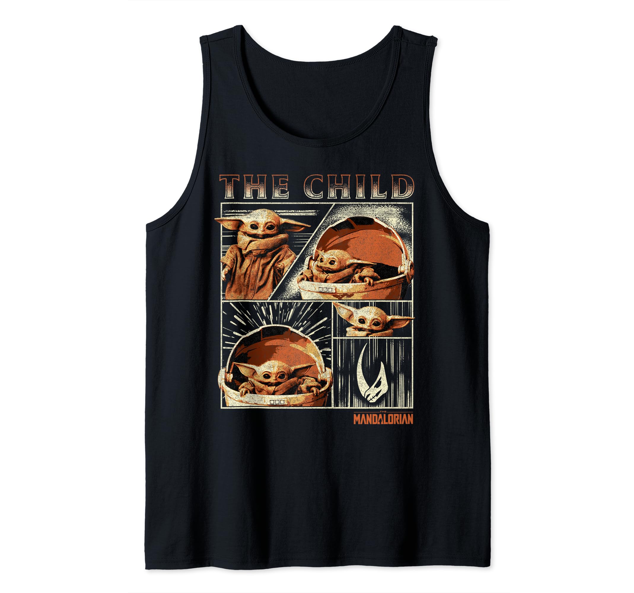 Star Wars The Mandalorian The Child Collage Tank Top