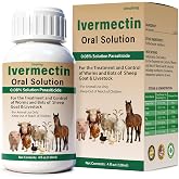 OthoKing Ivermectin Liquid for Sheep, Goat, Poultry &amp; More, Supports Gut &amp; Digestive Health, Overall Vitality, 120mL