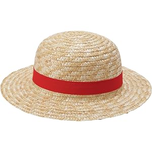 BIYDOO Straw Hat Nature Strawhats, Halloween Summer Beach Costume Cosplay Hat for Youth Men Women