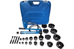 TEMCO INDUSTRIAL TEMCo TH0037 4" Hydraulic Knockout Punch Electrical Conduit Hole Cutter Set KO Tool Kit 5 Year Warranty