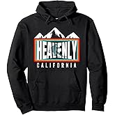 Heavenly Ski California Skiing Lake Tahoe CA Cool Skier Gear Pullover Hoodie