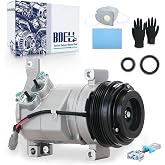 BDELI AC Compressor Fit for 00-13 Chevy Silverado Suburban 1500 2500 Tahoe | CO 29002C Air Compressor GMC Yukon XL, Sierra 1500, Cadillac Escalade EXT, Pre-filled Oil, 4 Groove Pulley, 2 Mounting Holes