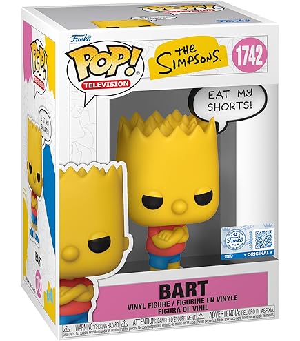 Pop Simpsons Bart with Chestburster Vinyl Figure : Funko: Amazon