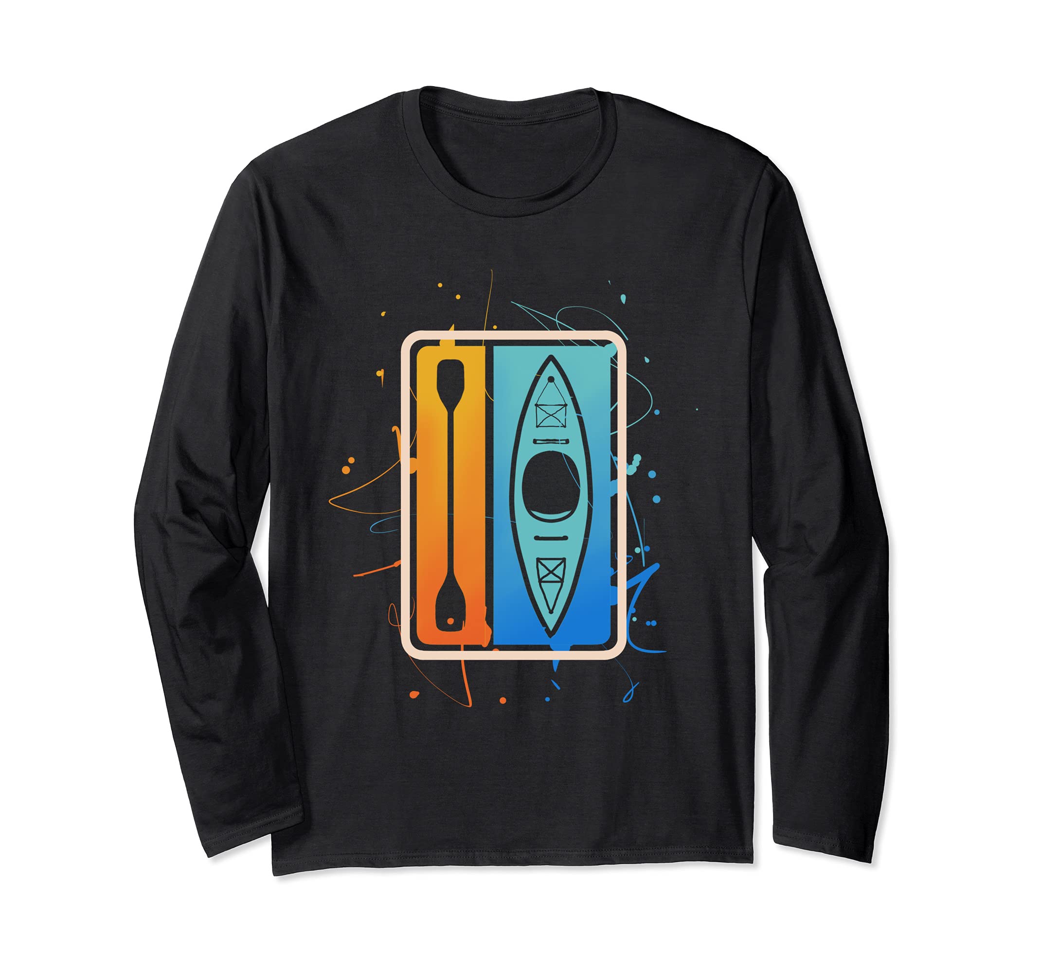 Kayak Gift Kayaking and Paddle Long Sleeve T-Shirt