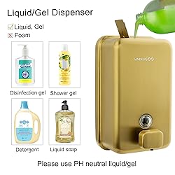 VANNSOO Wall Mounted Hand Soap Dispenser