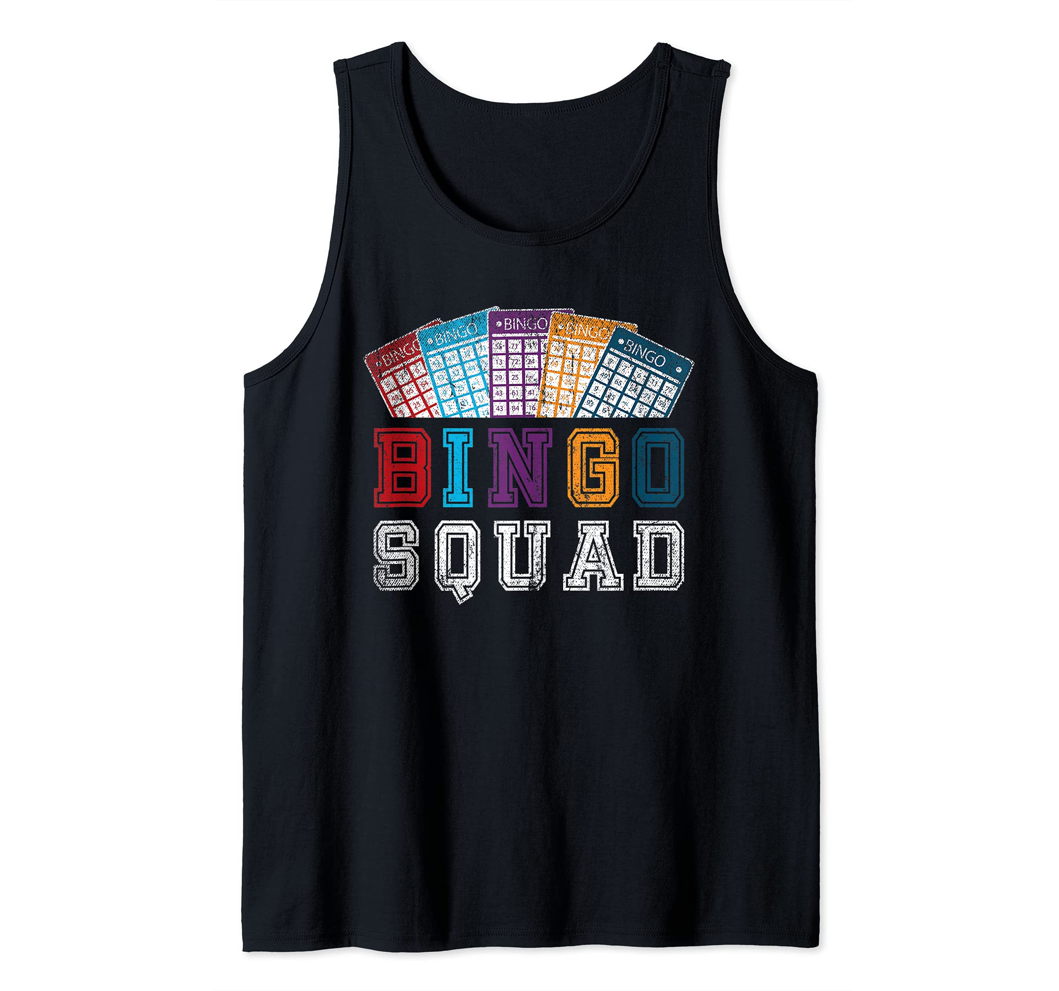 Bingo Squad Funny Bingo Caller Gift Gambling Lottery Bingo Tank Top