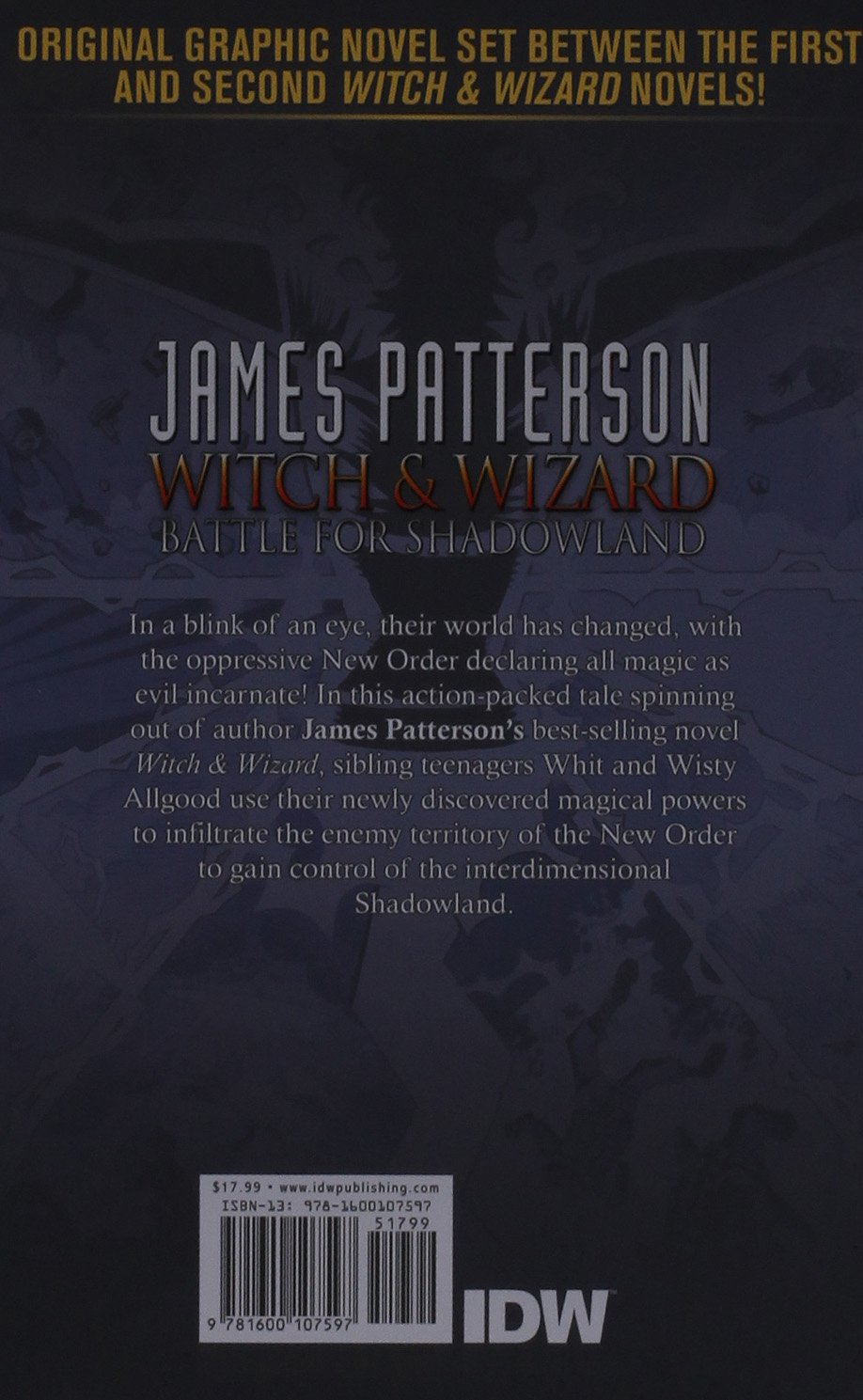 Witch Wizard Battle For Shadowland Witch Wizard Idw Patterson James Naraghi Dara Santos Victor 0884592181015 Amazon Com Books