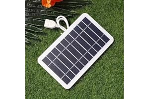 Foldable Solar Charger Panel with USB Ports, Charge Controller, Portable for Outdoor Camping Hiking, White