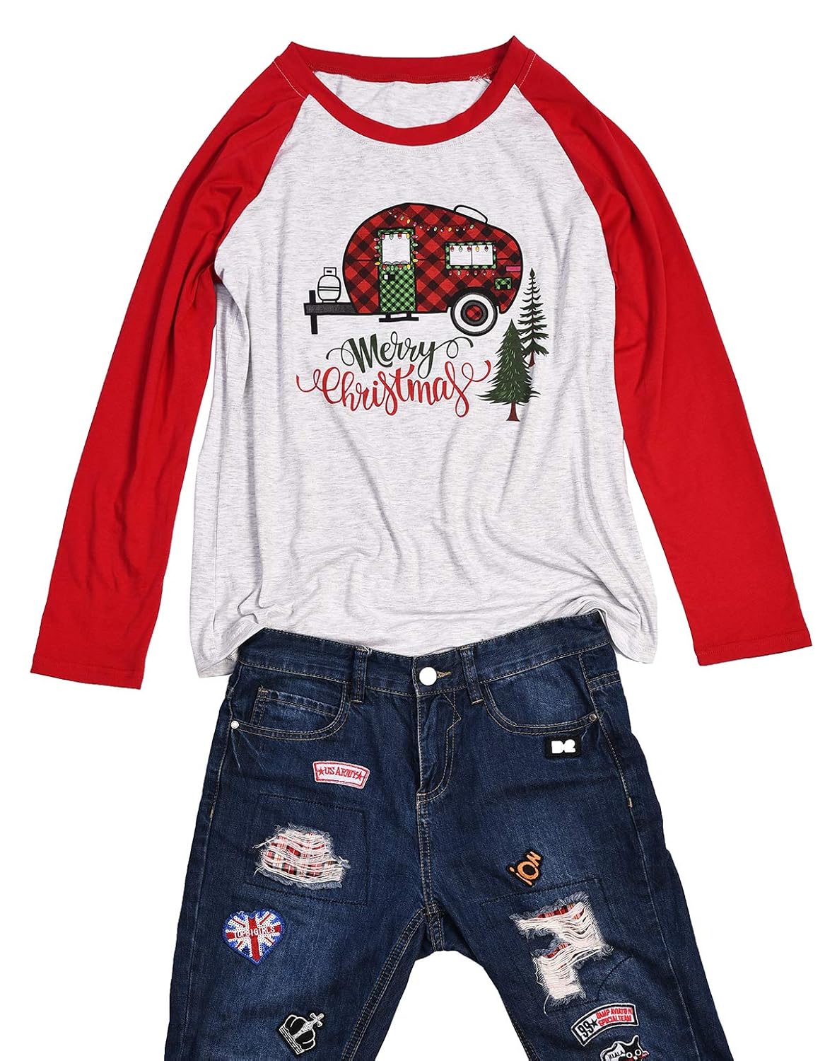 christmas baseball t shirts