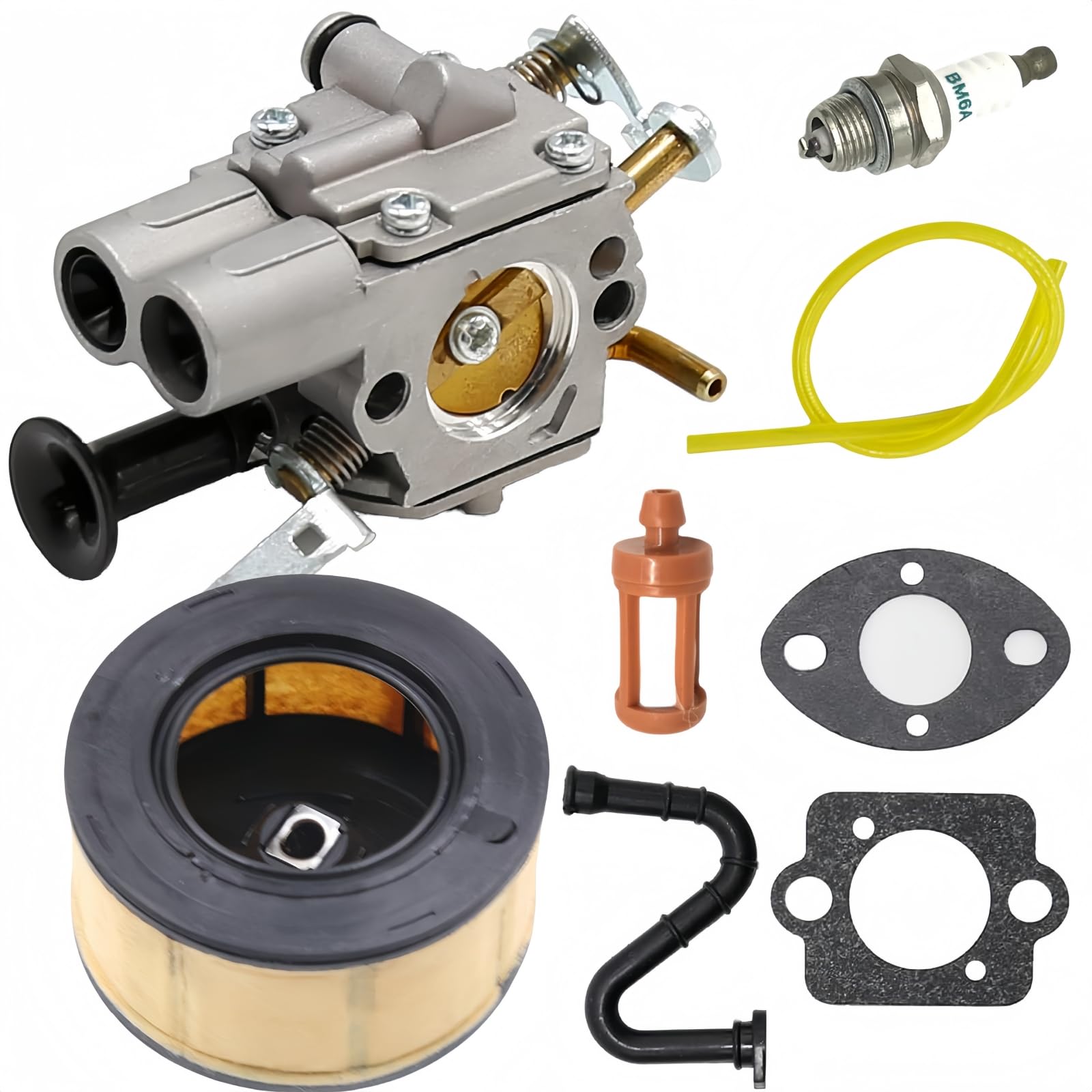 Photo 1 of 1143-120-0616 Chainsaw Carburetor and Air Filter Replacement for Stihl MS271 MS291 MS261 MS271C MS291C MS261C, for Zama C1Q-S252, C1Q-S211, C1Q-S211B, C1Q-S246 Carb
