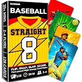 Baseball Fast-Paced Card Game for Kids and Adults - 128 Cards, Ages 8+ | Easy Rules for a Quick and Fun Matching Game with 2-4 Players - Perfect for Family Games Night, Travel and Parties
