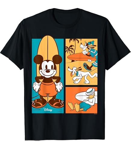 Amazon.com: Mickey Surf Club Mickey Mouse Pluto Donald Goofy