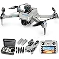 Drone with Camera for Adults 4K, Upgraded 4.5inch LCD RC Screen, GPS 2-Axis Gimbal Quadcopter Brushless Motor, Auto Return, Follow Me, Waypoint Fly, Optical Flow, Visual Tracking,60 Mins Flight, Foldable 5G Transmission FPV Quadcopter for Beginners