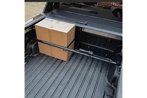 Pickup Truck Bed Divider Pole with Locking Clamps & Anti-Slip Pads | 55"-70" Adjustable Cargo Organizer | Load Stabilizer for