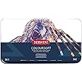 Derwent Colorsoft Pencils, 4mm Core, Metal Tin, 36 Count (0701028)