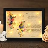Memorial Gifts LED Shadow Box - Sympathy Gift for