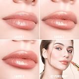 OULAC Metallic Shine Glitter Lipstick Nude High Impact Full Coverage 4.3 g view 4