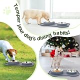 Pecute dog bowls non-slip stainless steel double bowls with silicone mat view 8
