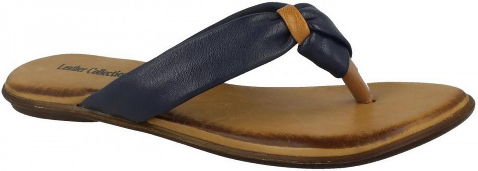 Womens Ladies Leather Look Toe Post Flip Flops Cushion Comfort Sandals Flower | eBay