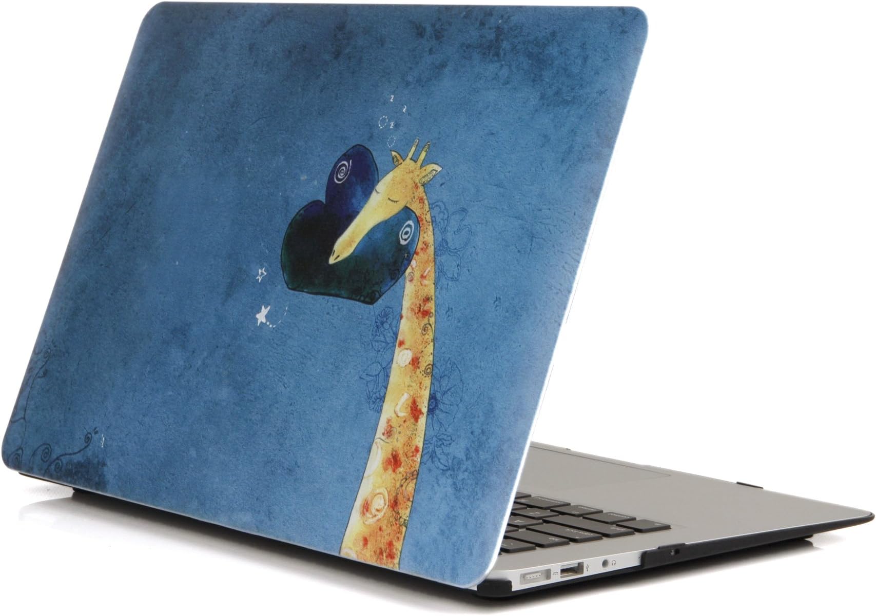 YMIX Plastic Cover Snap on Hard Protective Case for 2016 Pro 15" with Touch Bar (A1707) , 01 Good Night Giraffe