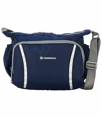 Vanwalk Nylon 10 Ltr Navy Blue Messenger Bag