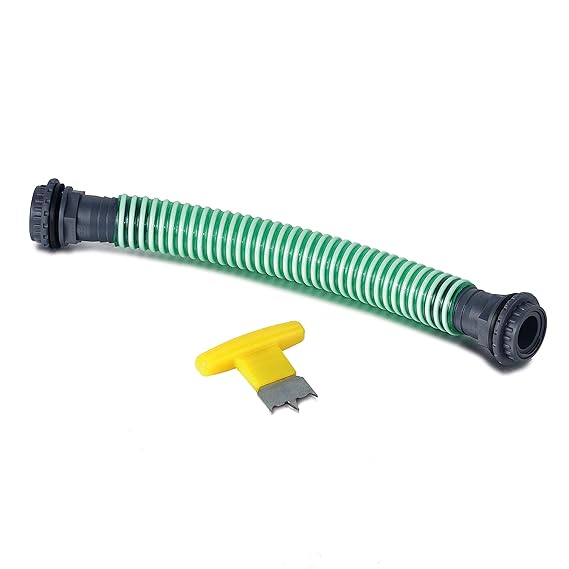 3P Technik Filtersysteme Regentonnenverbinder 52 mm als Set für eine sichere Verbindung zwischen Regenwasssertonnen und Regen
