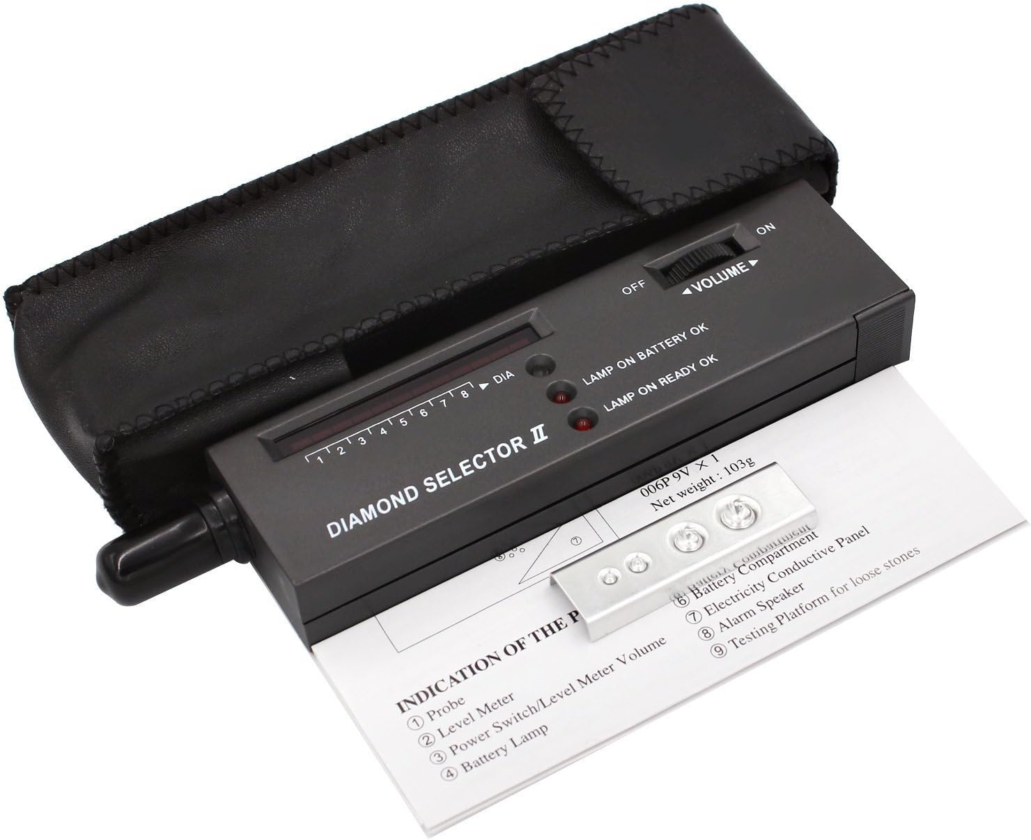 High Accuracy Professional Jeweler Diamond Tester Selector for Novice and Expert
