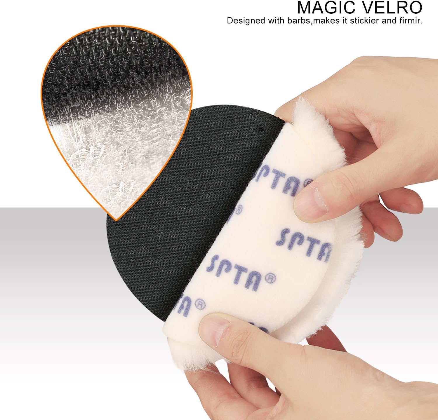 SPTA 6 Pcs 6 Inch Polishing Buffer Wool and Wheel Polishing Pad Woolen Polishing Waxing Pads Kits with Backing Plate for Car Polisher: Automotive