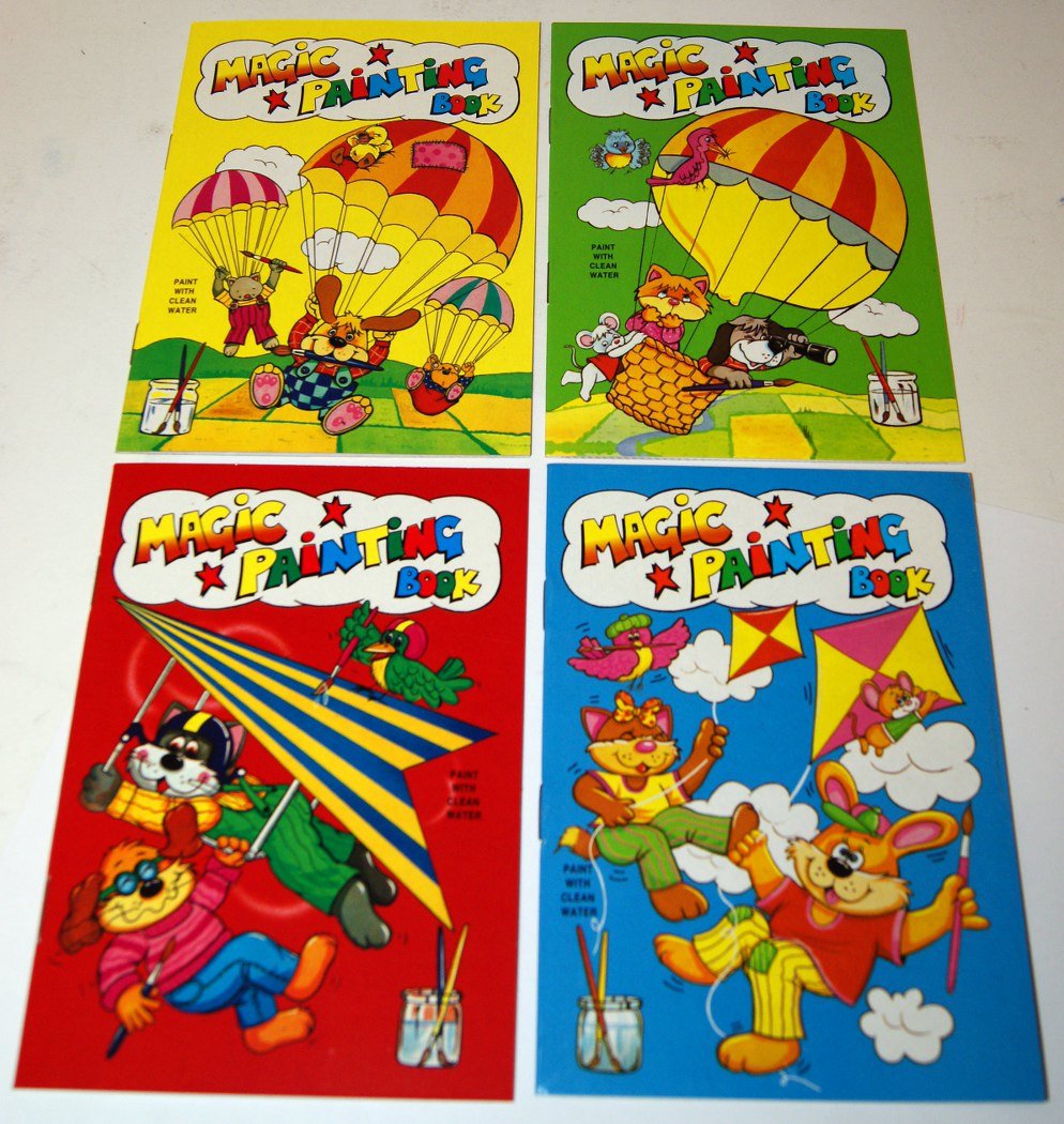 WF Graham Magic Painting Books, 10xA6 Water Painting Books for Kids