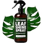 Leaf Shine Spray (16 FL OZ) for Indoor & Outdoor Plants - Natural Plant Leaf Spray with Neem Oil + Essential Oil - Ready to Use Formula - Makes Leaves Shiny, Vibrant & Healthy - Cute Farms