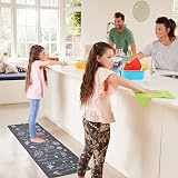 RLAVBL Kitchen Mats Set 120x44cm + 75x44cm Non-Slip Grey view 8