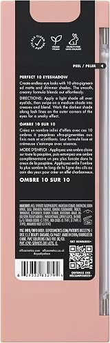 e.l.f. Perfect 10 Eyeshadow Palette Nude Neutral Shades Vegan Cruelty Free view 6