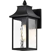 Nuvo 60/5997 Austen 1-Light Outdoor Wall Sconce, Matte Black, Small