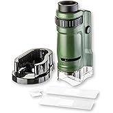 Carson MicroBrite 20x-40x Zoom LED Lighted Pocket Microscope (MM-24)