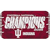 Rico Industries NCAA Indiana Hoosiers 2026 Football National Champions Shape Cut Pennant - Home and Living Room Décor - Soft Felt EZ to Hang