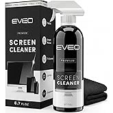 EVEO? Screen Cleaner Spray Kit (Streak-Free) TV Screen Cleaner for Smart TV, LCD, LED, OLED | Computer Spray and Wipe Microfi