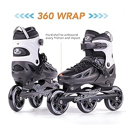 PAPAISON Adult Adjustable Inline Skates for Men