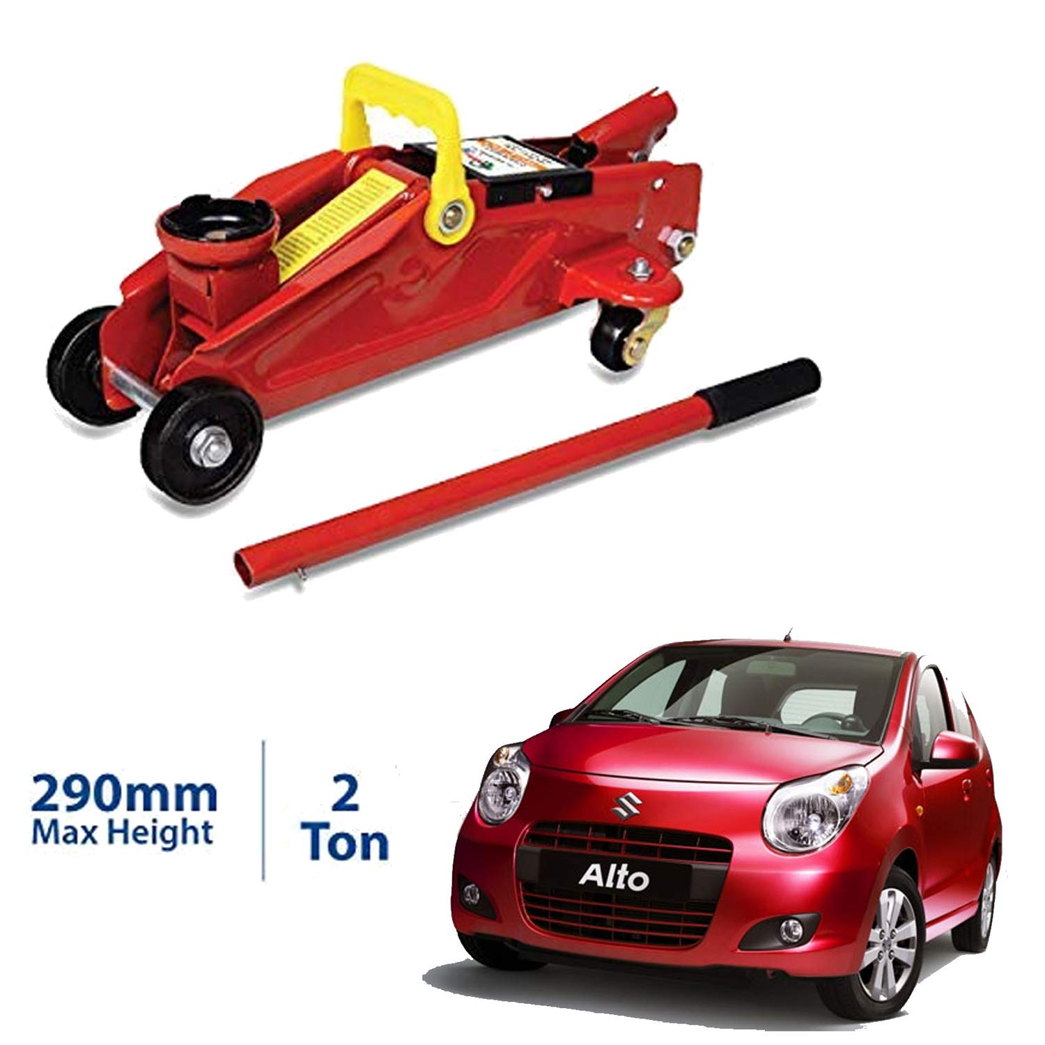 Semaphore 2 Ton Car Hydraulic Trolley Jack For Maruti Suzuki A