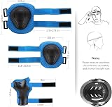 Jim's Store Kids Bike Helmet & Pads Set - Adjustable 3-12yr Blue view 5