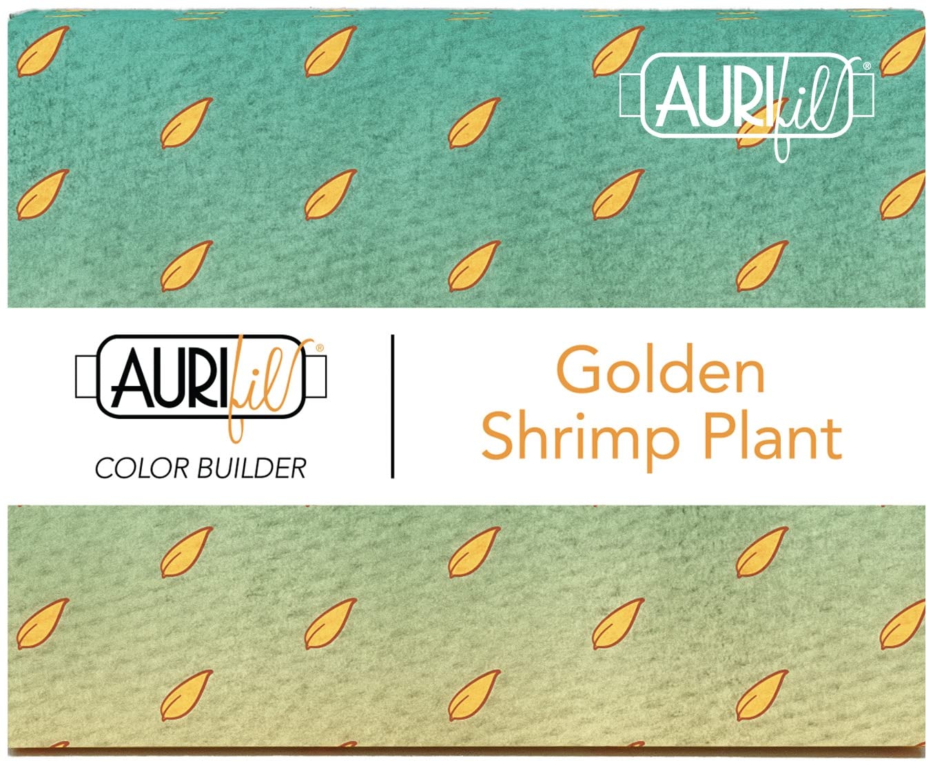 Aurifil 50wt Cotton Color Builder Thread Collection-Golden Shrimp Plant — image 1