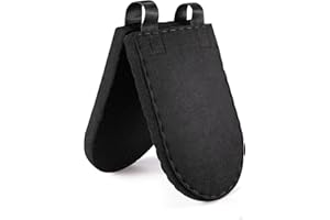 Western Saddle Pad Black Felt Horse Saddle Pads Western Saddle Pads for Horses with Ease Wither Wool Shims Benefit Saddle Fit