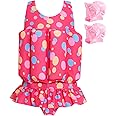 Summshall Baby Girls Swimsuit with Floatation Toddler One Piece Swimsuits Kids Swim Vest Swimwear Float Suit
