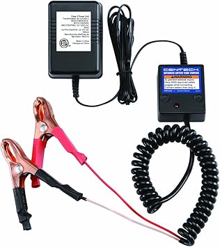 Amazon Com 12 Volt Automatic Battery Float Trickle Charger By Cen Tech Electronics