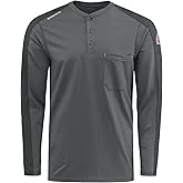 Bulwark FR Men's Flame Resistant Flex Knit Henley