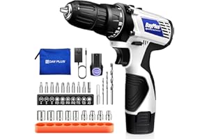 16.8v Cordless Power Drill Combi Driver Electric Screwdriver Tools Kit,2 Variable Speed 18+1 Torque Setting,23pcs Drill/Drive