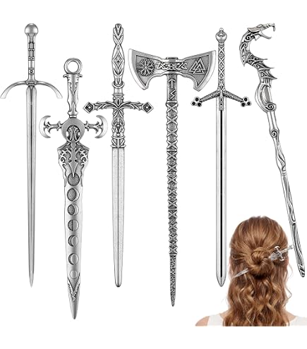 Amazon.com : GuoShuang Celtic Hair Accessories - 6 pcs  display picture 2