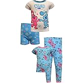 AME Sleepwear Girls Blue's Clues Clued In Cotton Toddler 4 Piece Pajamas (4T)