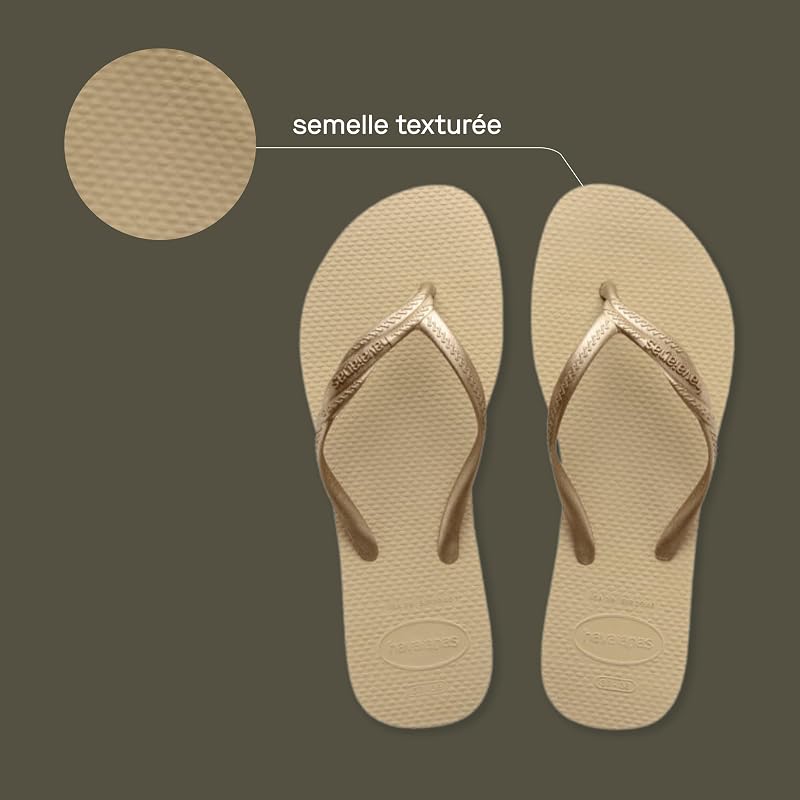 - Fantasia, Tongs Confortables, Durables et Élégantes, Lanières Métallisées avec Croisement sur le Côté, Femme, Sand Grey, 33/34 FR, 35/36 EU